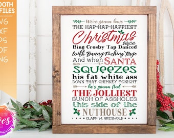 Jolliest Bunch - Griswolds - Christmas Vacation - SVG | Digital Cut File | HTV Svg | Vinyl Decal Svg | Vinyl Stencil Svg