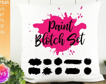 Paint Blotch Splash Set - SVG | Digital Cut File | Wood Sign | HTV Svg | Vinyl Decal Svg | Vinyl Stencil Svg