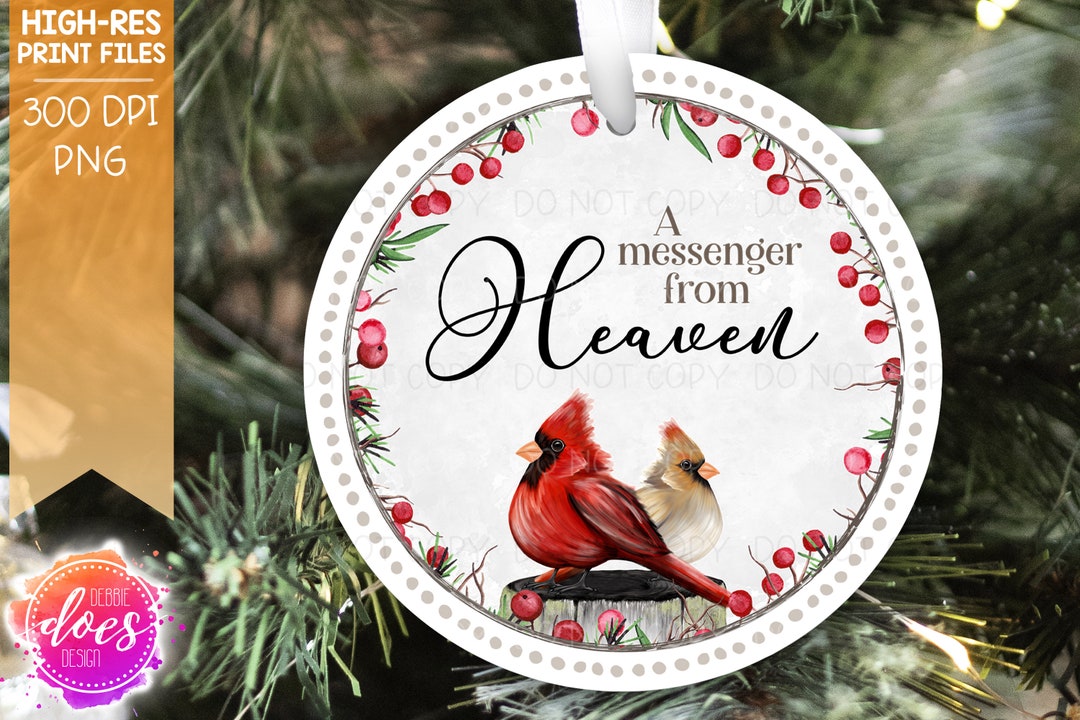 Messenger From Heaven Cardinal 3 Versions Included Sublimation