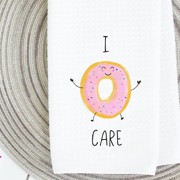 I Donut Care - Funny Donut Design | Sublimation Print | Printable | Sublimation Design | PNG | 300DPI