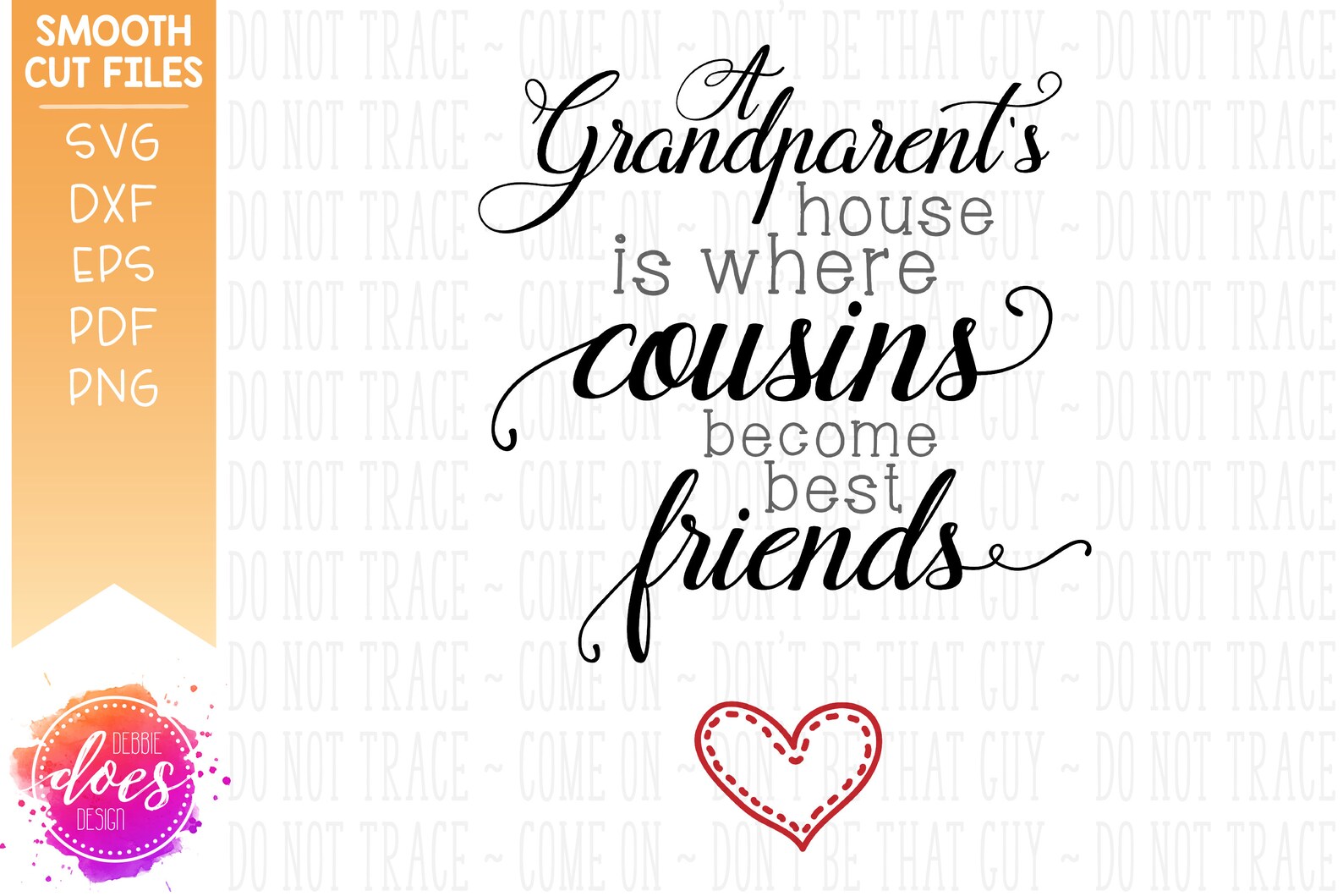 Grandparent's House Cousins Best Friends SVG Etsy