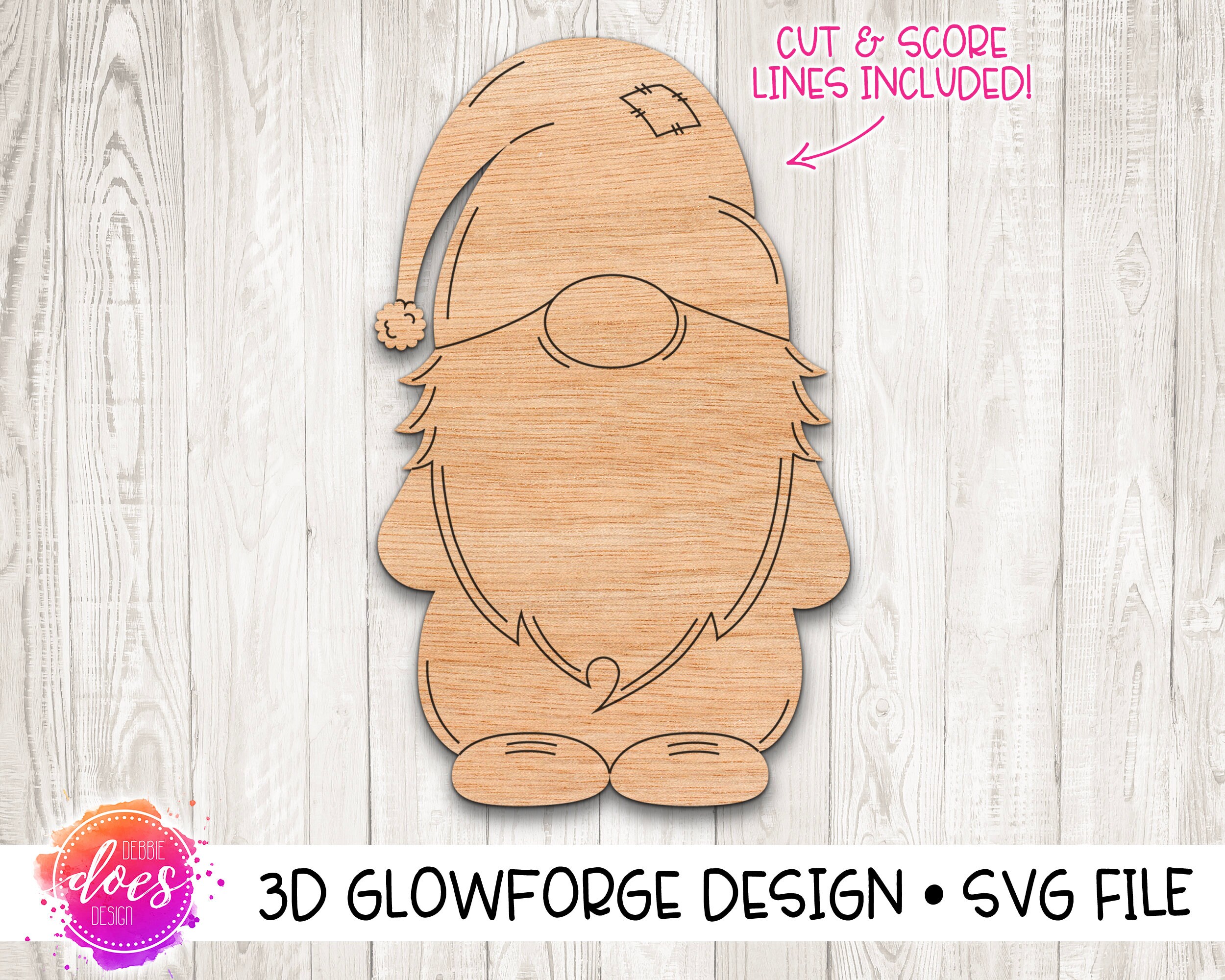 Interchangeable Gnome SVG: Seasonal Shapes, Glowforge Laser File ...