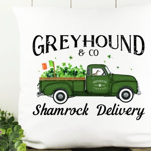 Levriero - Camion per consegne Dog Shamrock - Sublimazione/Design stampabile / Download istantaneo / Sublimazione / Stampabile / PNG