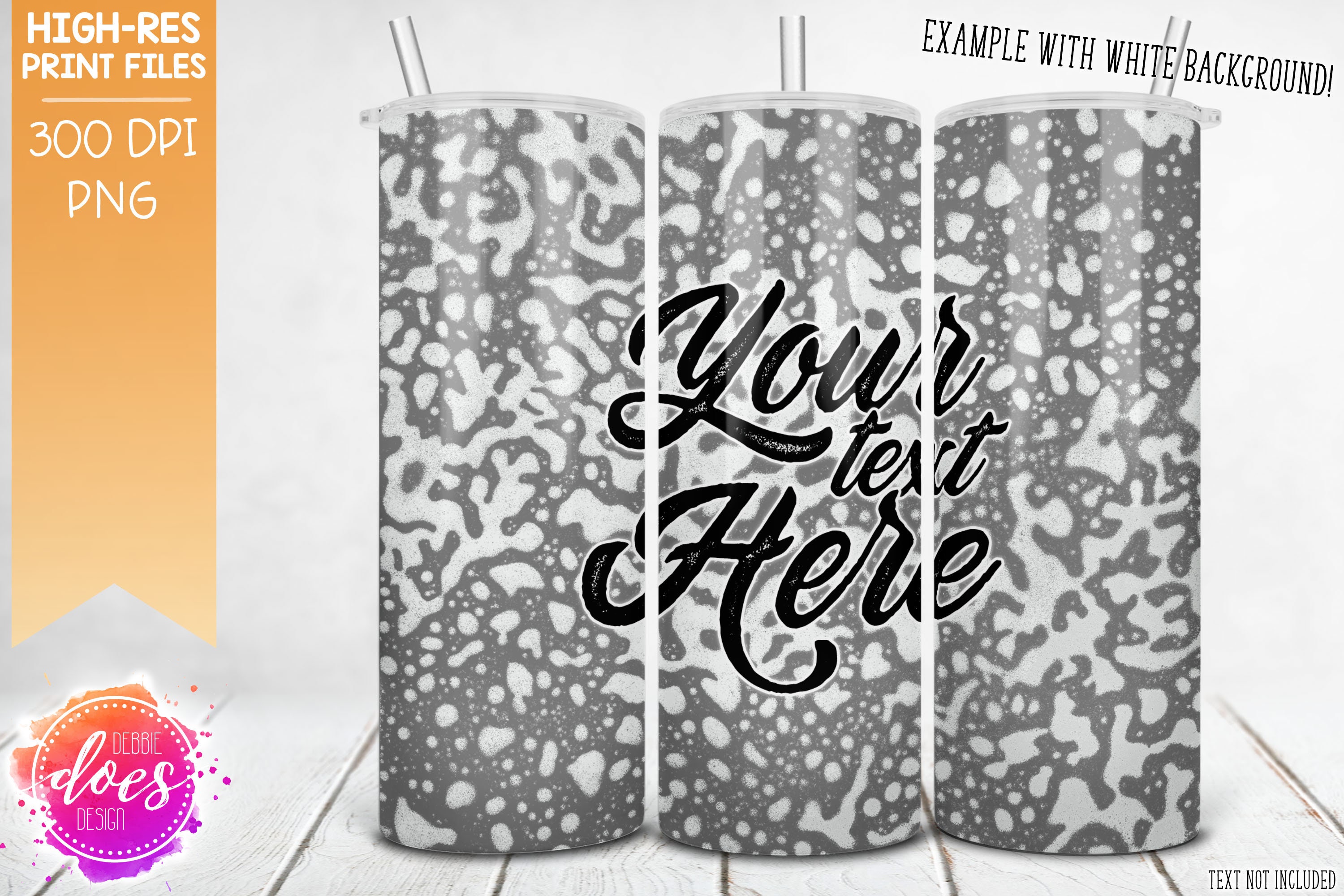 The Powerwash 3 Tumbler Overlay - Gray - Sublimation