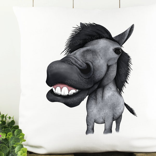 Happy Horse - Blue Roan - Sublimation/Printable Design | Instant Download | Sublimation | Printable | PNG