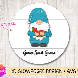 The Larger than GlowForge Circle Slat Sign Glowforge Design Glowforge SVG File Digital Laser Design SVG image 3