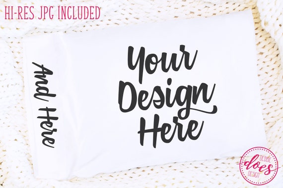 White Pillowcase Mockup Bed Pillow Mock Pillow mock up | Etsy