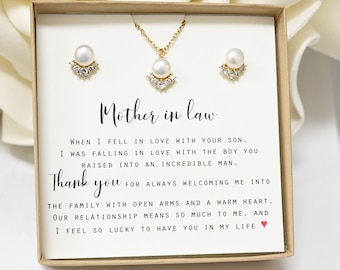 Mom Gift for Mother of The Bride To My Mother on My Wedding Day Bride Gift from Bride Gift form Daughter Diamond Necklace Wedding Jewelry