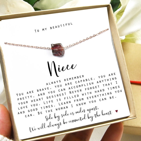 Niece Gift from Aunt Gift for Niece Necklace Niece Jewelry Niece Wedding Gifts for Niece Birthday Gift Teenage mother's day gifts- You Rock
