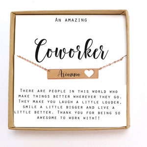 Personalized Coworker Gift Farewell Gift for Coworker Going Away Gift for Coworker Coworker Birthday Gift Valentines gifts for Coworker bar