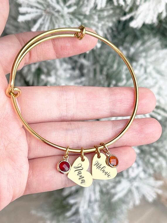 Mom Bracelet With Kids Names Mother Bracelet Multiple Names