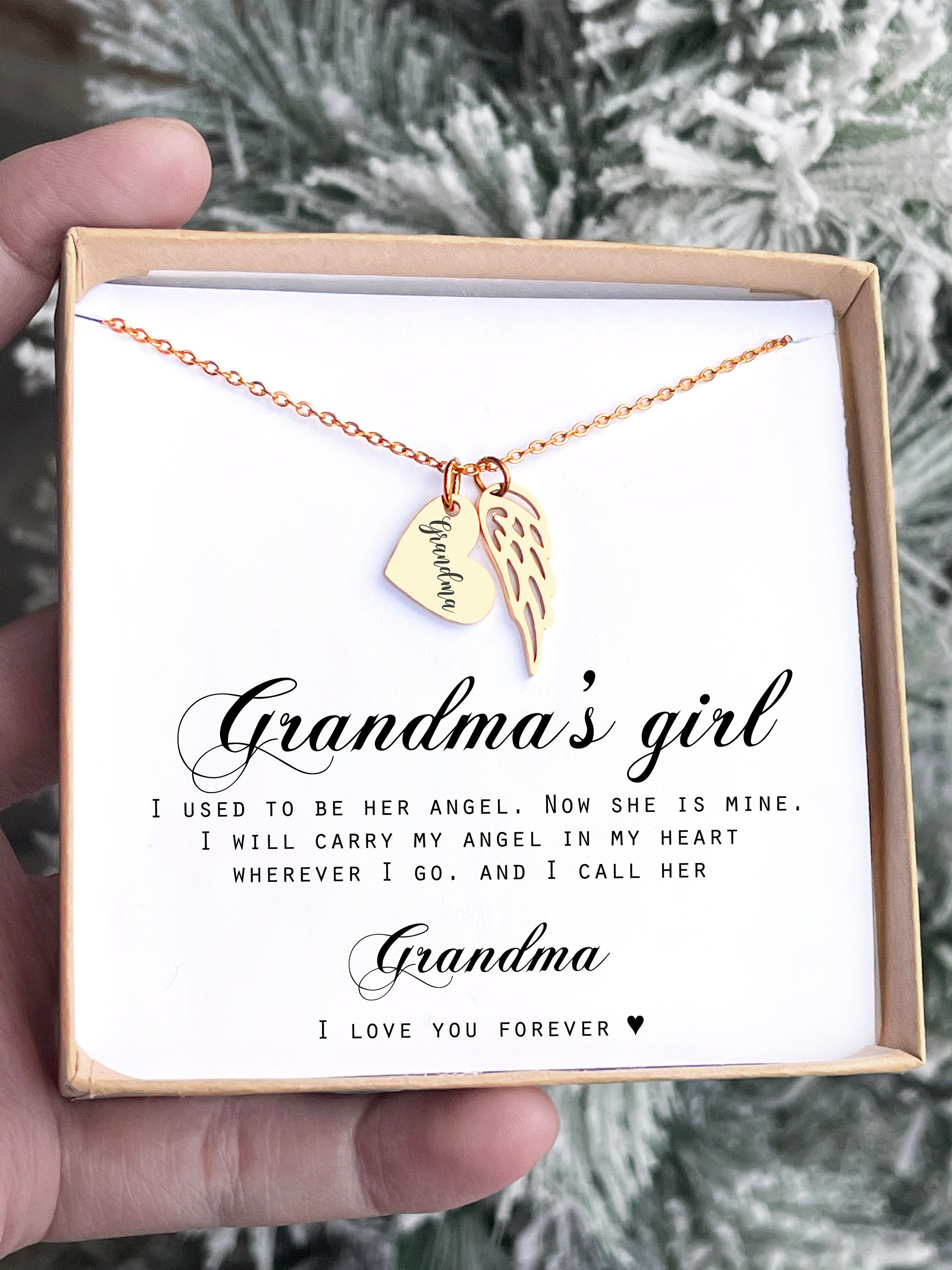 Grandma's girl necklace sale