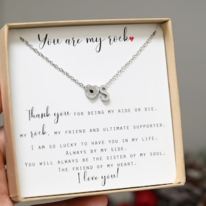 Unbiological Sisters Gift,Unbiological Sister Necklace for Her, Best Friend Gift for Female, Friendship Jewelry, Gifts for Her, BFF Gift INS