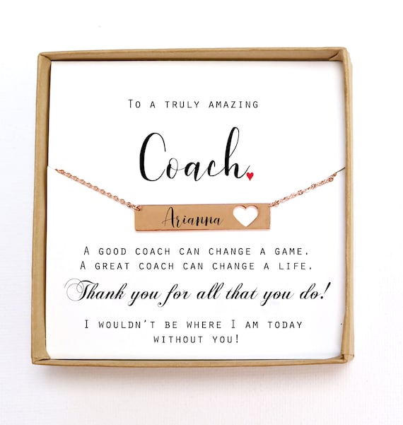Personalized Coach Gift Cheerleading Cheer Coach Gift Swim Etsy