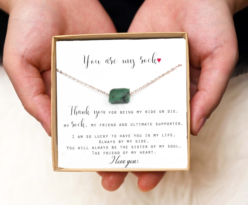 Mother's day gift for her mother mom grandma nana aunt niece Unbiological Sister Best Friend Necklace BFF Gift Best Friend Birthday Bestie image 1