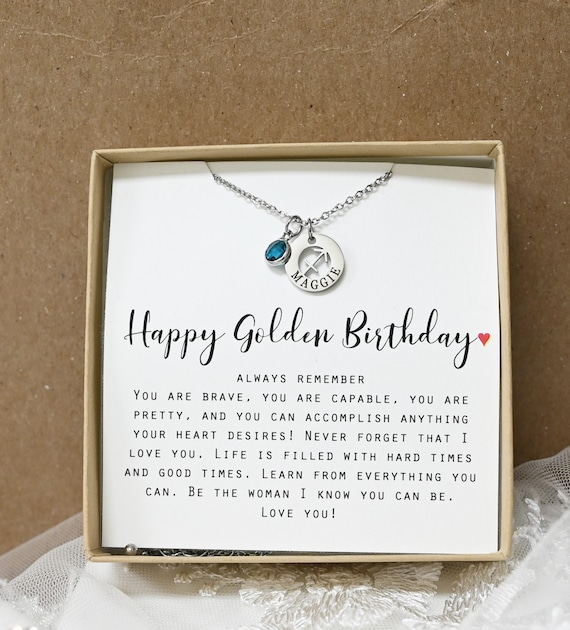 Personalized Happy 21st Gifts Necklace Sweet Fifteen 21st Year Old Girl Gift Ideas for Her Birthday Christmas Customized Gift Box Message Card