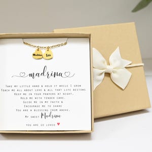 Personalized Madrina Godmother Gift Godmother Proposal Gift Godmother Proposal Jewelry Will You be my Madrina ? Madrina Proposal Necklace