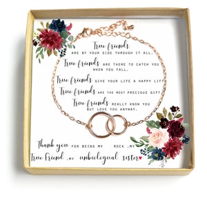 Unbiological Sister Gift, Best Friend Necklace,Big Little Sorority,Soul Sister,Bridesmaid Gift,Sorority gift matching set