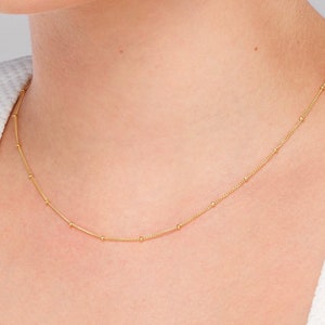 14k Gold  Necklace, Rose gold  necklace, Sterling Silver necklace, everyday necklace, gold necklace, jewelry, gift for her