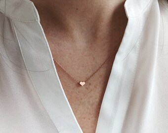 plain rose gold necklace