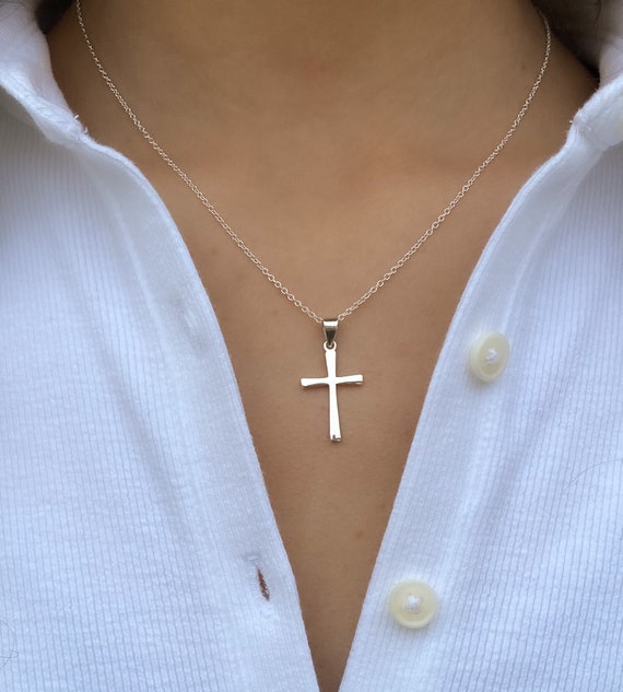 His & Her Goth Style Cross Pendant Set  http://hisorhersmatchingsetcouplenecklace.blogspot.com #His_or_Hers… |  Couple necklaces, Pendant set, Engraved wedding gifts