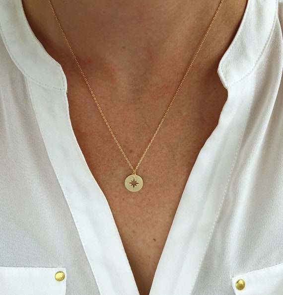 Etsy compass hotsell necklace