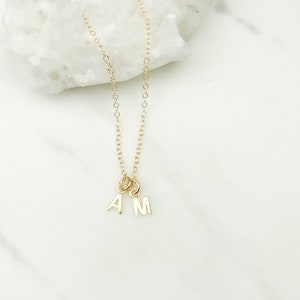 Initial necklace, Personalized Gift, Personalized Jewelry, Personalized Necklace, Letter, Necklace, Gold Filled Necklace, Vermeil Charm