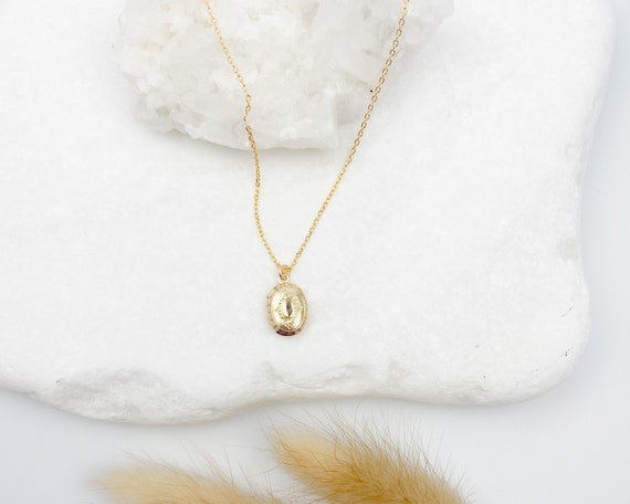 Dainty cheap locket necklace
