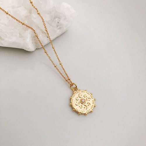 Dainty Gold Necklace Gift for Women Star Necklace Celestial - Etsy