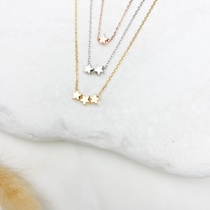 Star necklace, Gold necklace, necklaces for women, gifts for her, celestial jewelry, Dainty jewelry, friend star necklace, Christmas gift