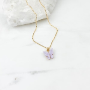 Butterfly necklace, Simple necklace, Dainty necklace, butterfly necklace gold, gift for friend, gold necklace, dainty gold necklace, jewelry