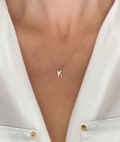 Gold Initial necklace gold, sterling silver gold necklace, personalized jewelry, initial necklace, gift for her, letter necklace, name