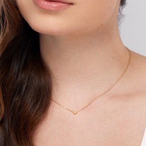 Peut inclure: Un collier d&eacute;licat en cha&icirc;ne dor&eacute;e avec un petit pendentif en forme d'&eacute;toile.
