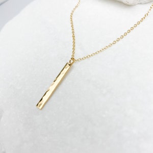 Gold bar necklace, Silver bar Necklace, simple gold necklace, Necklaces for women, Gift for her, Bar Necklace, Dainty Necklace, Jewelry