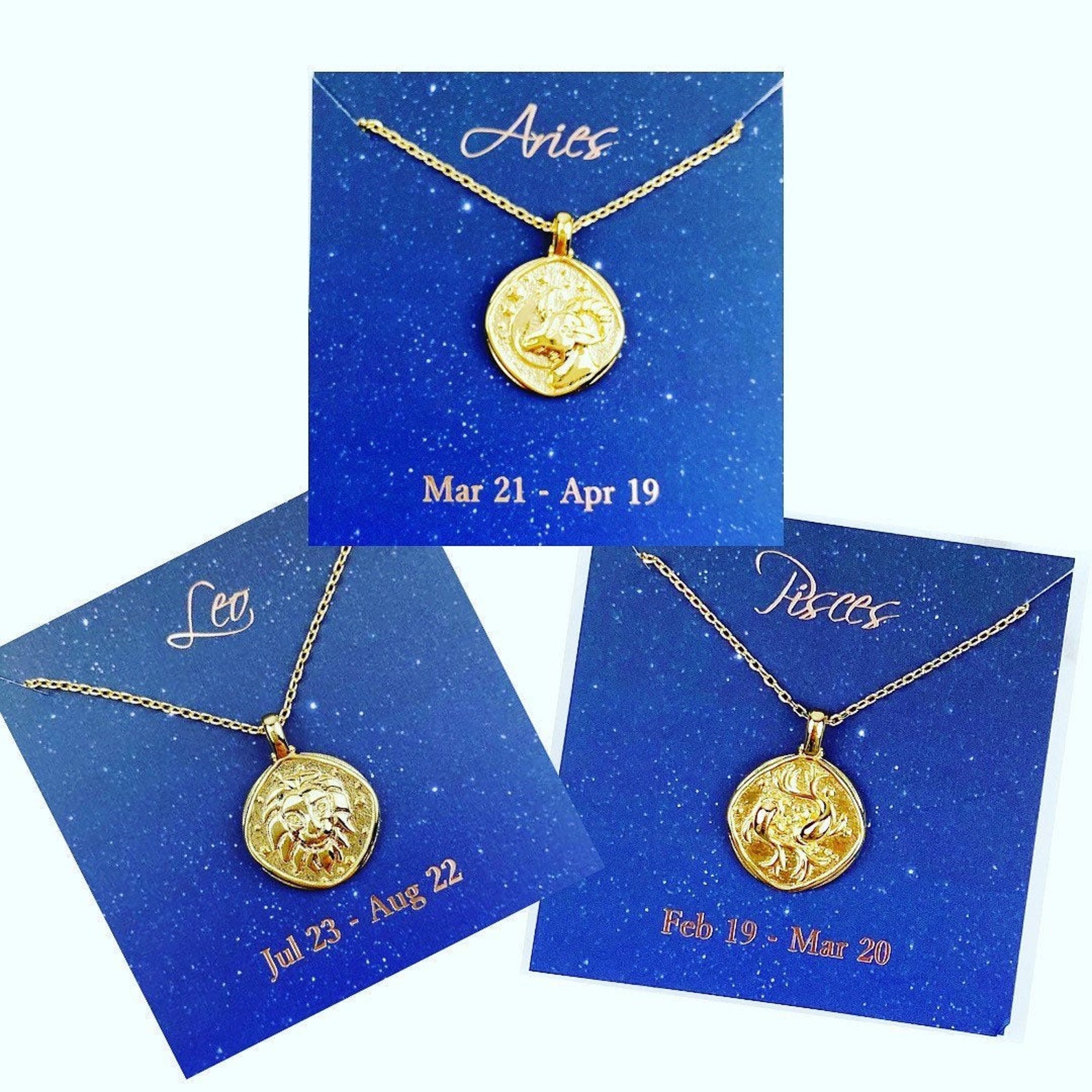 Zodiac Gifts Birthday Gift for Her Zodiac Medallion Etsy