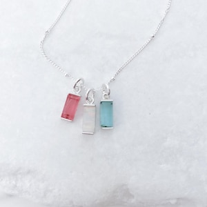 Sterling silver necklace, Sterling Silver Jewelry, Silver Necklace, Birthday Gift for her, Necklaces for women, Birthstone necklace, opal