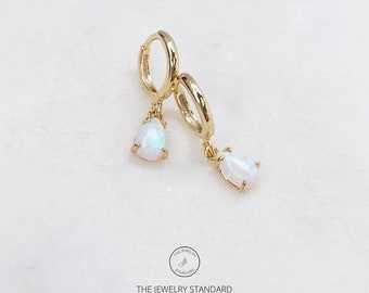 opal earrings, hoop earrings, Small  earrings, dainty earrings, Gold opal hoop earrings, opal earrings, Small hoop, earrings, birthday gifts