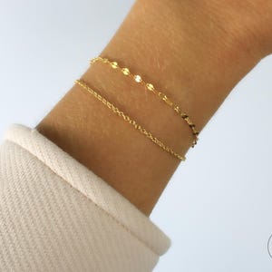 Bracelet, Bracelets for women, gold bracelet, .925 silver bracelets, jewelry, gift for her, bracelet stack, delicate bracelet,Chain Bracelet