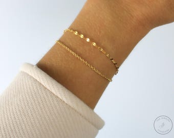 Bracelet, Bracelets for women, gold bracelet, .925 silver bracelets, jewelry, gift for her, bracelet stack, delicate bracelet,Chain Bracelet