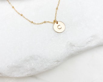 Personalized gift, gifts for her, initial necklace, Gold necklace, bridesmaid gifts, simple necklace, gift for women, dainty jewelry
