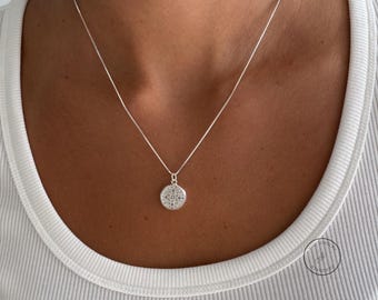 St Benedict necklace women, cross necklace, gold cross necklace, gifts for her, gift for women, necklaces for women, Saint, Sterling Silver