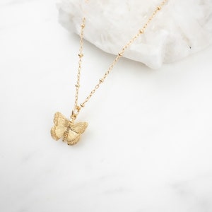 Butterfly necklace, Gold Butterfly Necklace, Dainty necklace, gifts for women, gold necklace, dainty gold necklace, butterfly jewelry