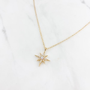 Opal Star necklace, jewelry, Gold star pendant necklace, gold necklace, dainty necklace, birthday gift for her, bridesmaid gift, necklaces
