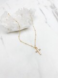 cross necklace, gold filled cross necklace, gold cross necklace, dainty jewelry, gifts for her, religious necklace, gift for women