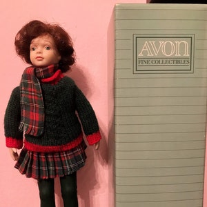 avon childhood dreams porcelain doll collection