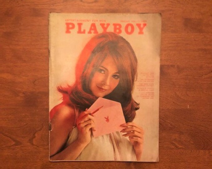 Vintage February 1968 Playboy Magazine Etsy