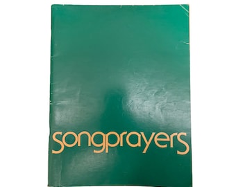 vintage '76 "Songprayers," Christian song book