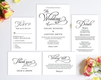 wedding invite pdf etsy