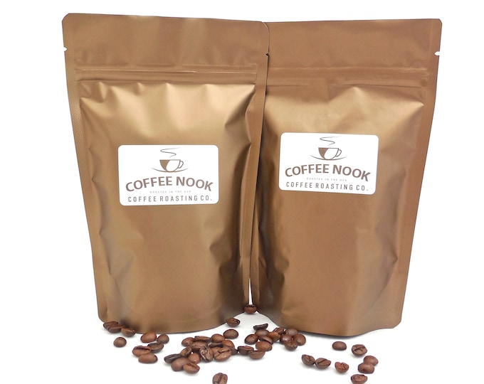 Coffee Sampler: Fresh Roasted, Medium Grind (2 x 4oz)