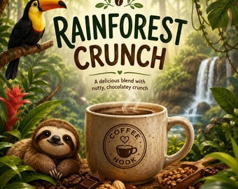 Rain Forest Crunch Flavored coffee